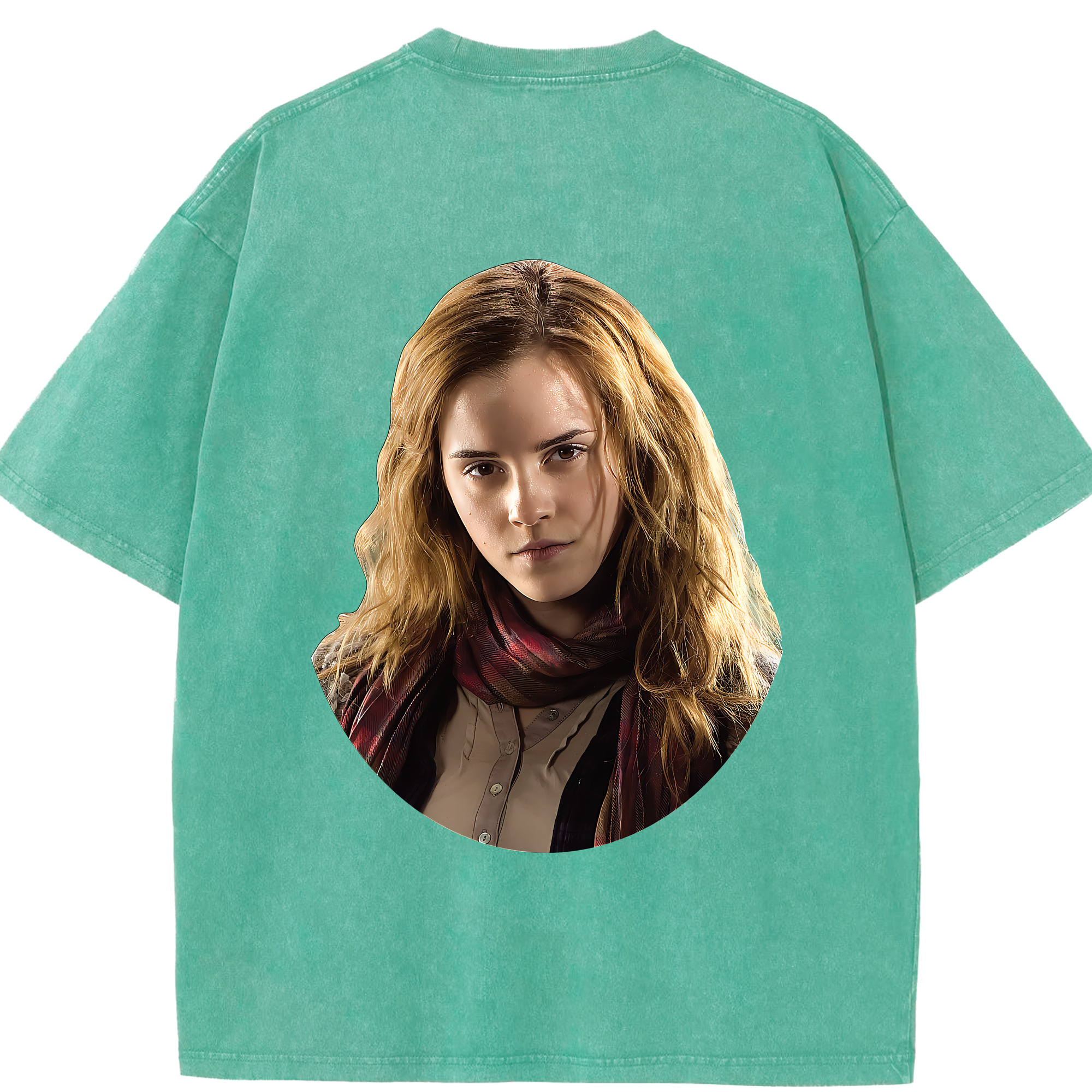 （画像用） Harry Potter ハリー・ポッターシリーズ 綿100% ヴィンテージ風 半袖Tシャツ（背面プリント）